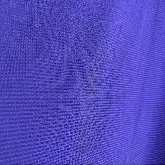 Apt. 9 Purple Blouse XL Knotted Hem Long Sleeves Pullover Ribbed Round Neckline - Picture 5 of 6